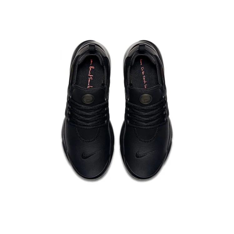 Nike Air Presto Premium Black Leather Women's-3