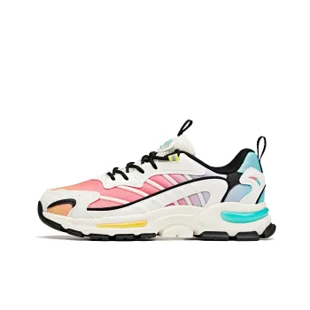 Anta Life Collection Millennium Glacier Anti Slip Wear Resistant Low Top Sports Casual Shoes Women's White Black Green