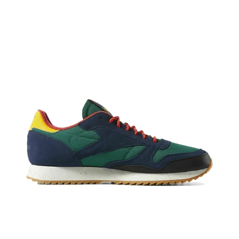 Reebok Classic Leather Ripple Altered Green Red-1