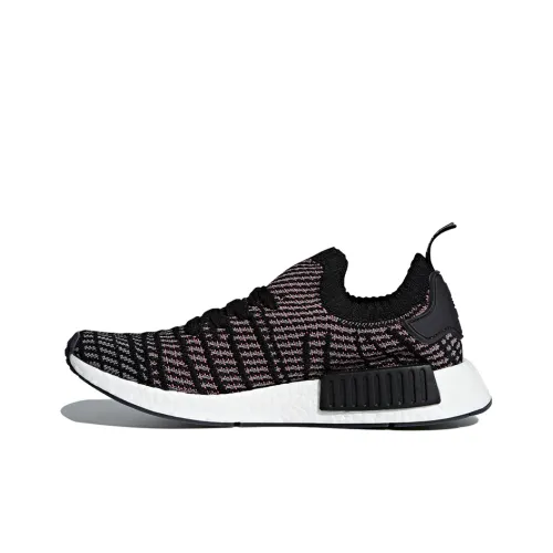 Adidas NMD R1 STLT Black Grey Solar Pink