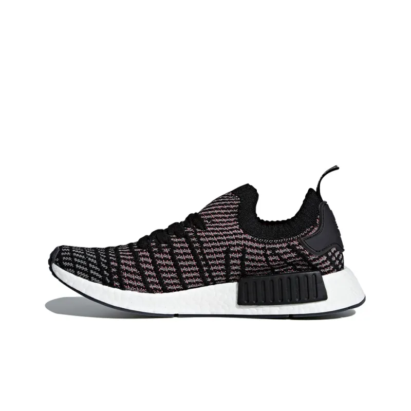 Adidas Nmd R1 Stlt Black Grey Solar Pink-0