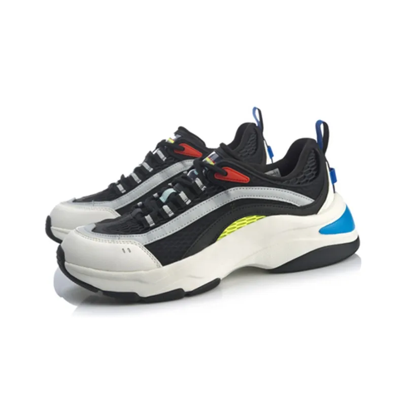 LiNing Aurora WindWalker Slip Resistant Breathable Low Top Casual Shoes Unisex Black-2