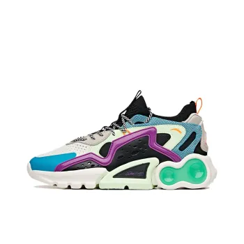 ANTA Casual Shoes Men Mid Top Black/Ivory White/Interstellar Blue