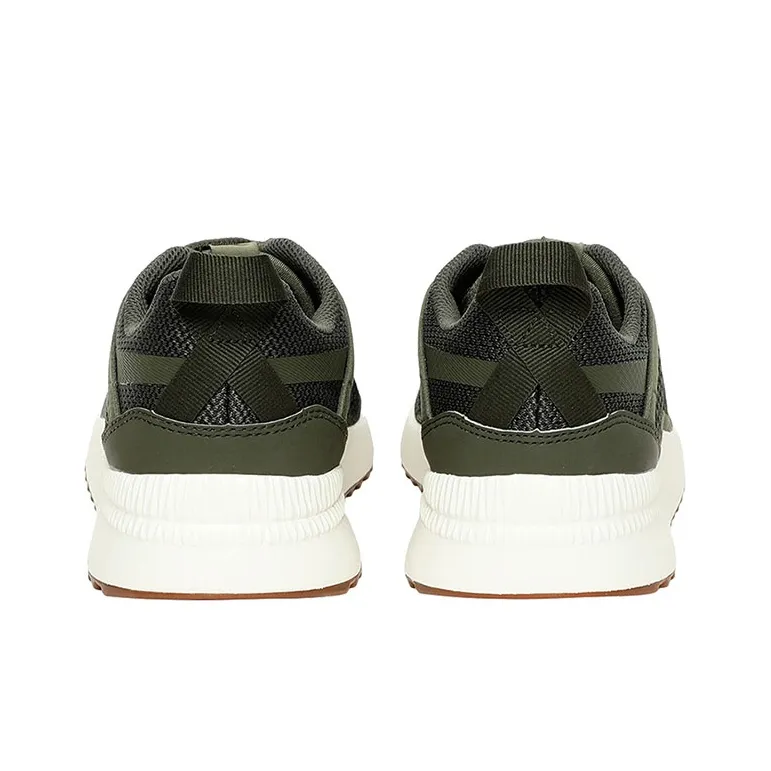 PUMA Pacer Next Net Low Running Shoes Armygreen 'Army Green White' Women's-3