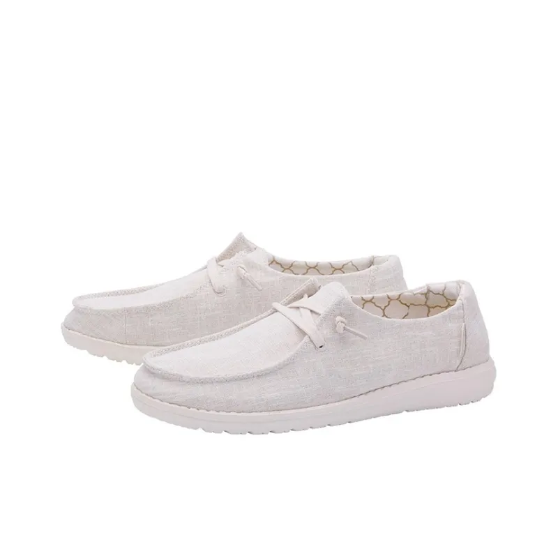 Heydude Casual Shoes Women's Low-Top Beige-1