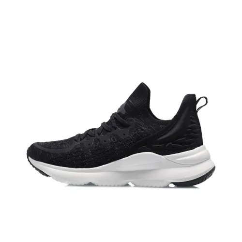 LiNing EazGo Comfortable Collection Lightweight Low Top Casual shoes had Women's Black White