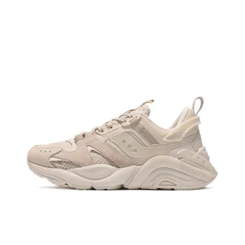 Saucony Gram 9000 Winter Cushioning Anti Slip Wear Resistant Breathability Low Top Casual Shoes Women's Beige