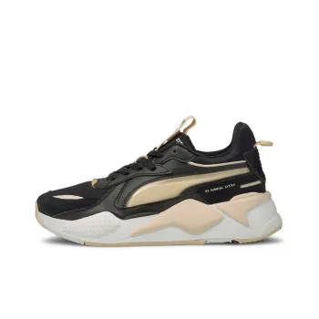 PUMA RS-X Cushioning Anti-Slip And Wear-Resistant Low-Top Casual Shoes Women's Black Pink