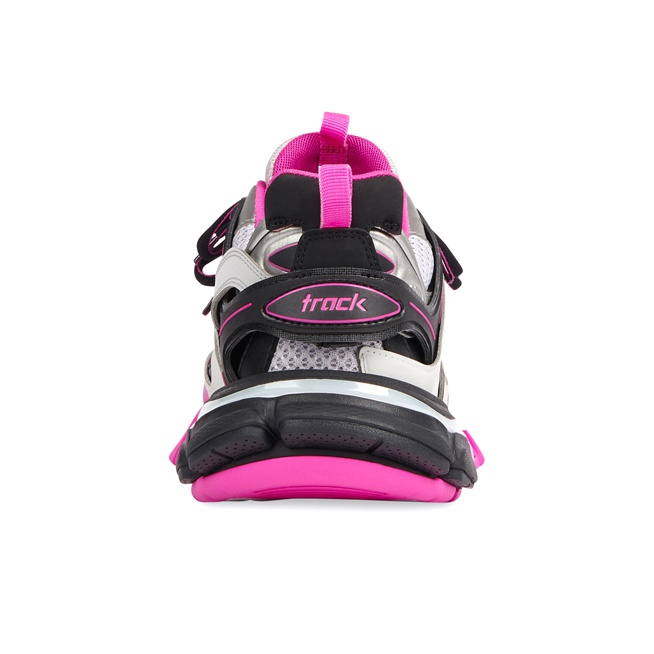 Balenciaga Track Led Grey Pink Black Women's - POIZON Balenciaga Track Led Grey Pink Black Women's - POIZON
