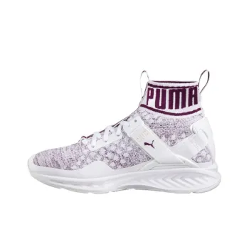 PUMA EVOKNIT Casual Shoes Women's High-Top White/Purple