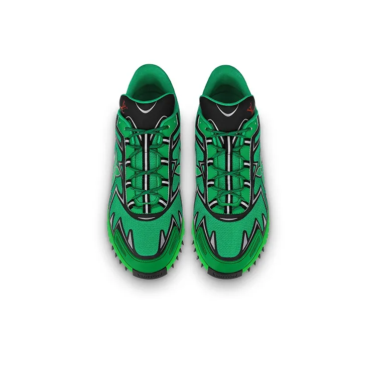 LOUIS VUITTON Sprint Sneakers 'Green'-3