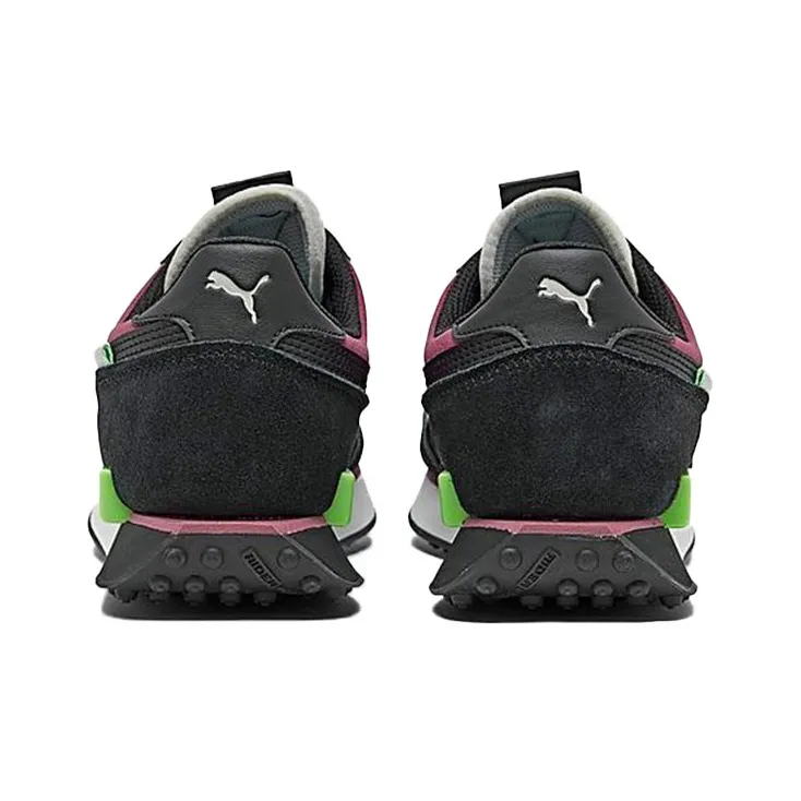 PUMA Future Rider Low-Top Casual Shoes Women's Black Red White-3