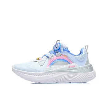 LiNing Spark Superior Cushioning Low Top Sports Casual Shoes Women's Light Frost Blue