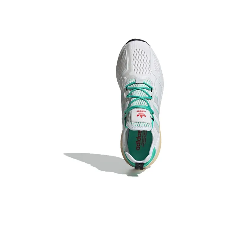 Adidas Zx 2K Boost 'Grey Hi Res Green'-4