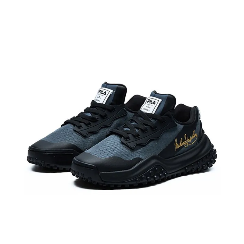 MIHARA YASUHIRO x FILA FM 9 Cushioning Anti Slip And Wear Resistant Low Top Casual Shoes Men's Dark Slate-2