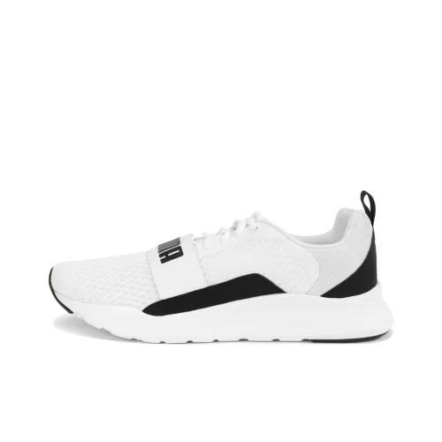 PUMA Wired Casual Shoes Unisex Low-Top Black/White