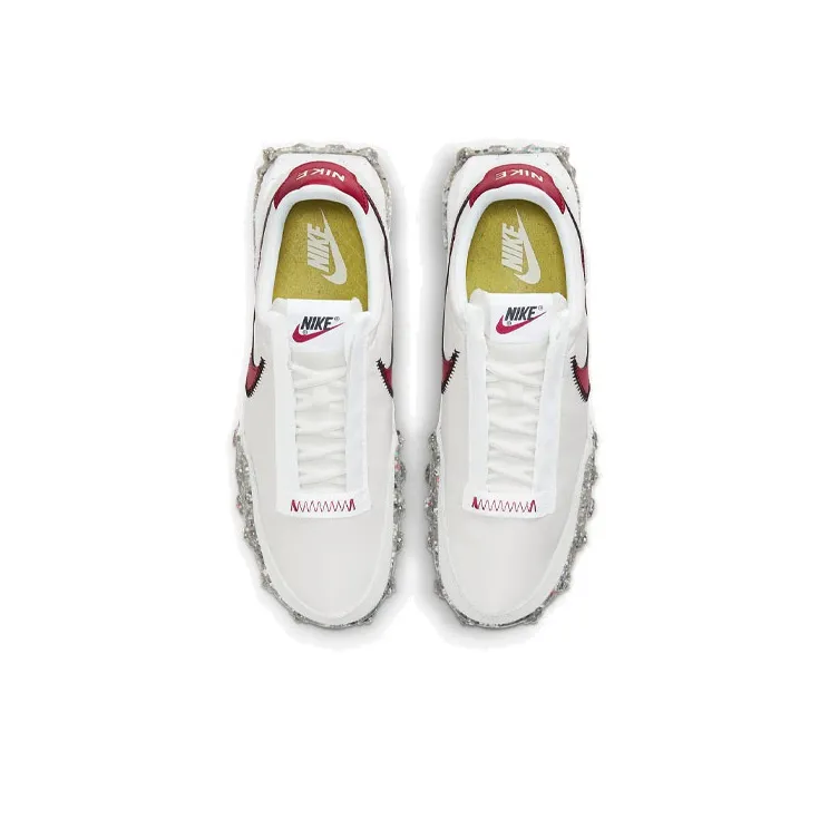 Nike Waffle Racer Crater Summit White Team Red Women's-3