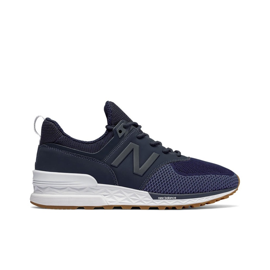 New Balance NB 574 Sport Casual Shoes Men Low Top Vintage Blue