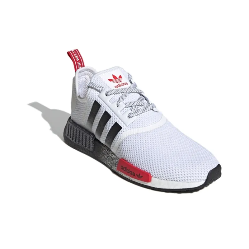 Adidas NMD_R1 'White Red'-2