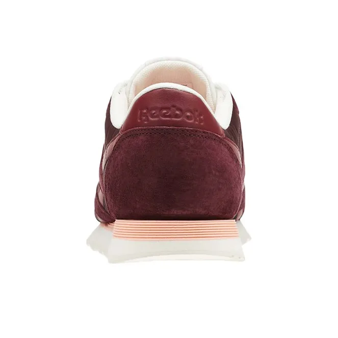 Reebok Classic Nylon Casual Shoes Men Low-Top Burgundy-4