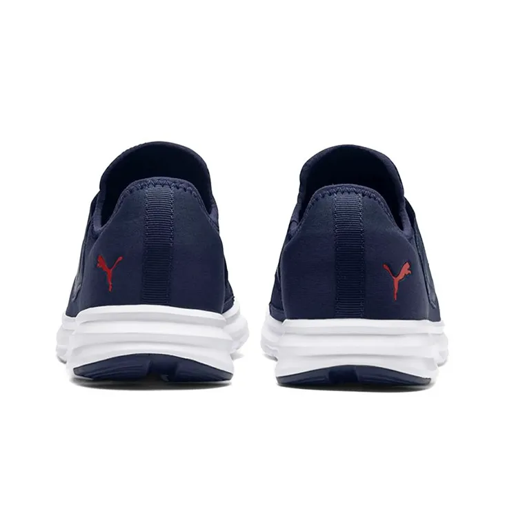 PUMA Enzo Strap 2 Low Running Shoes Blue/White-3