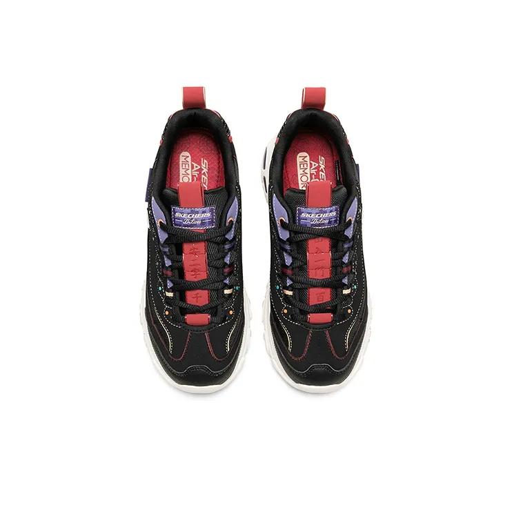 Skechers D Lites Low Top Running Shoes Wm Black Women's-3