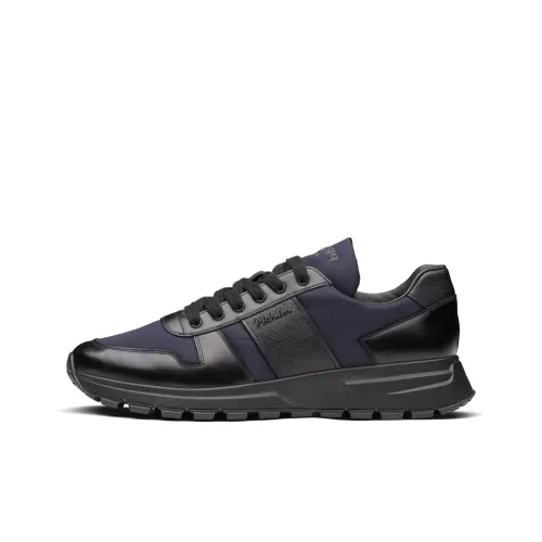 PRADA PRAX 1 Casual Shoes Men Low-Top Black/Blue