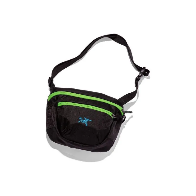 Arcteryx Nylon Sling Bags One Shoulder Crossbody Fanny Pack Regular Unisex Black-2