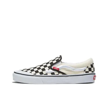 Slip On Classic Vans 138 'Sidestripe   Black Checkerboard'