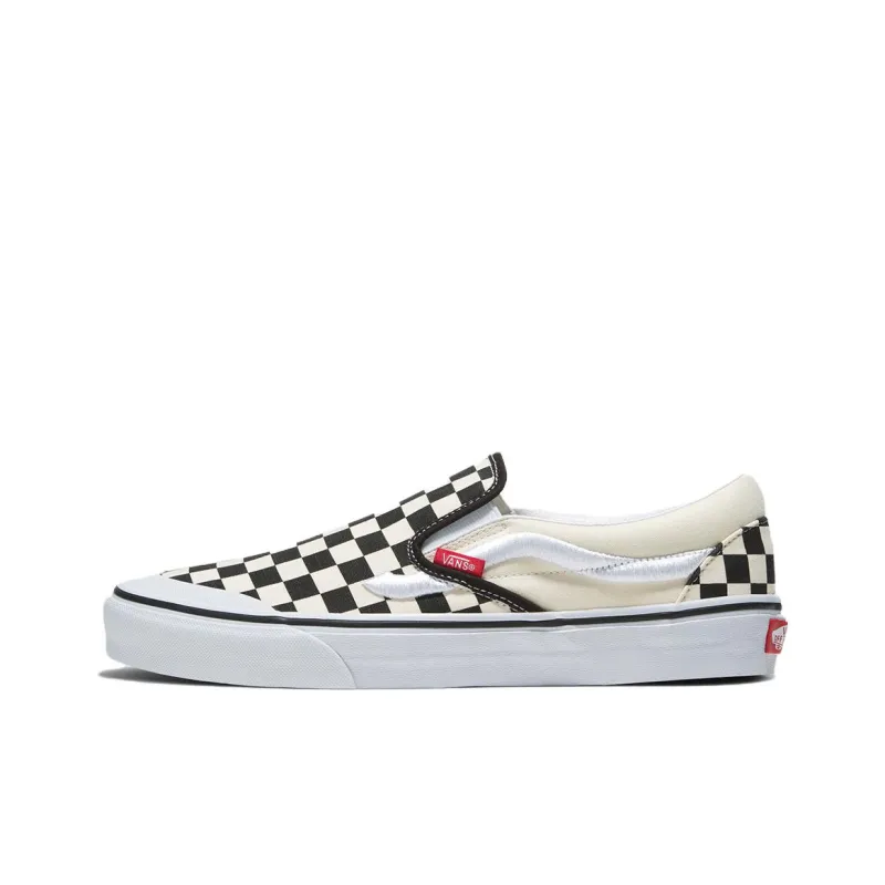 Slip-On Classic Vans 138 'Sidestripe - Black Checkerboard'-0