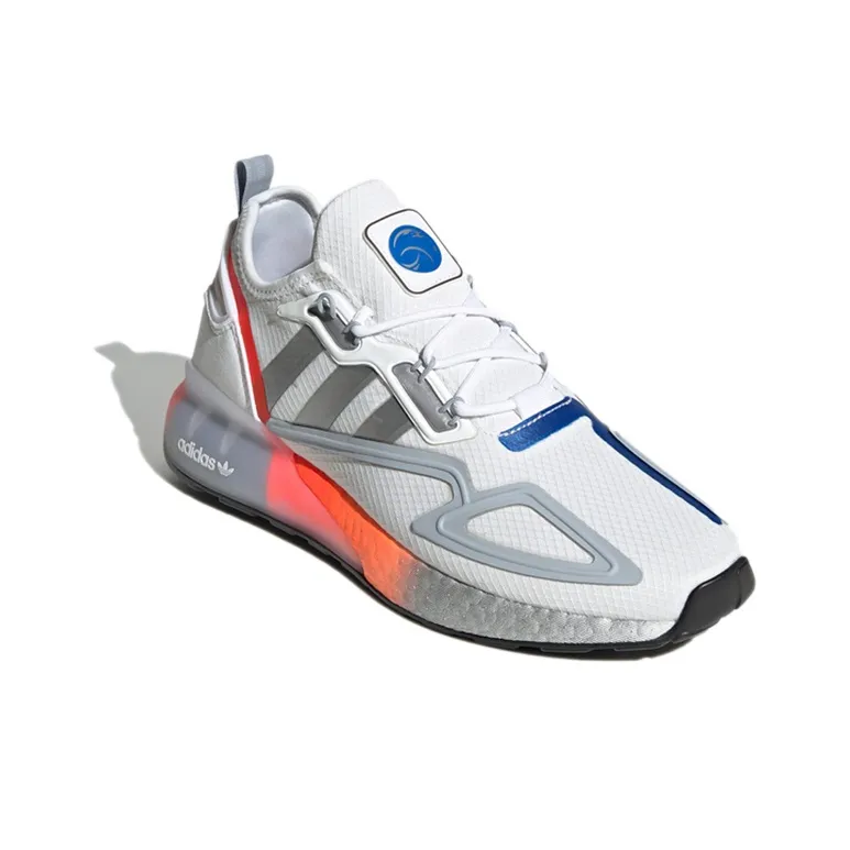 Adidas Zx 2K Boost Cloud White Silver Metallic-2