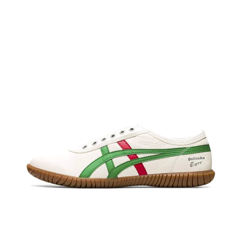 Onitsuka Tiger Tsunahiki Slip on Beige Green-0