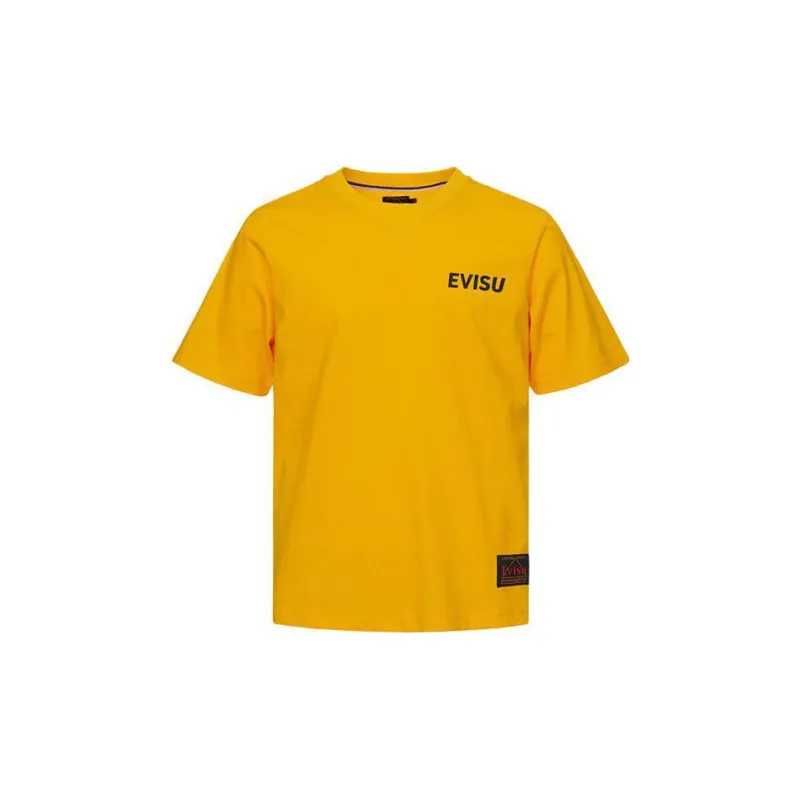 EVISU T Shirts Men Yellow-1