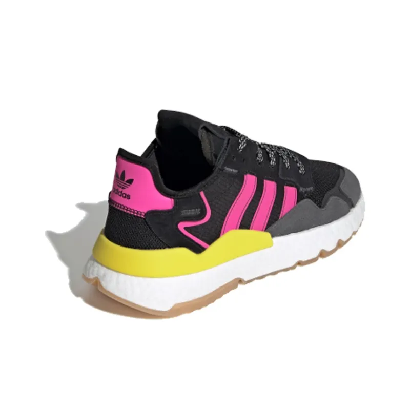 Adidas Nite Jogger Black Magenta Gum Sole-3