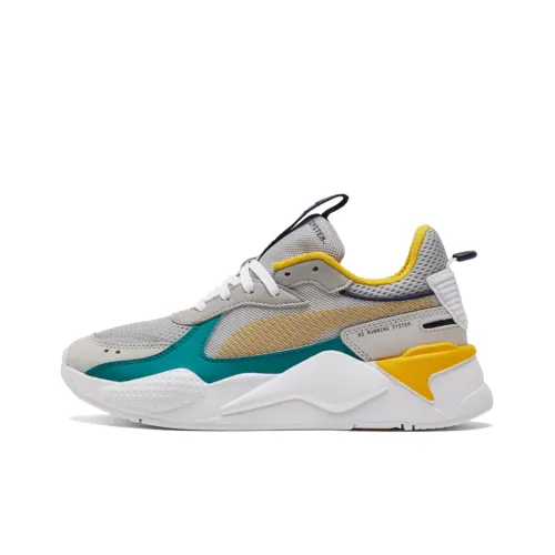 PUMA RS-X Lifestyle Shoes Unisex Low-Top Gray/Yellow/Green