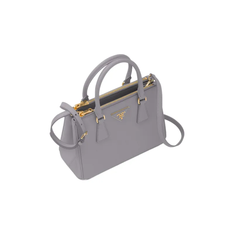 PRADA Galleria Killer Bag Leather Shoulder Bag Crossbody Bag Handbag Small Size Women's Light Purple-1