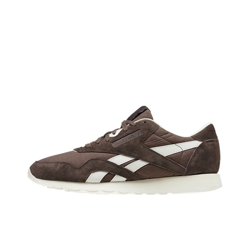Reebok Classic Nylon Sktn Running Shoes Brown/White-0