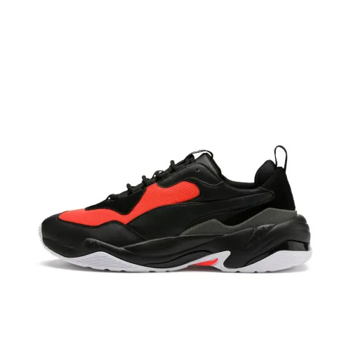 PUMA Thunder Casual Shoes Men Mid-Top Black/Red