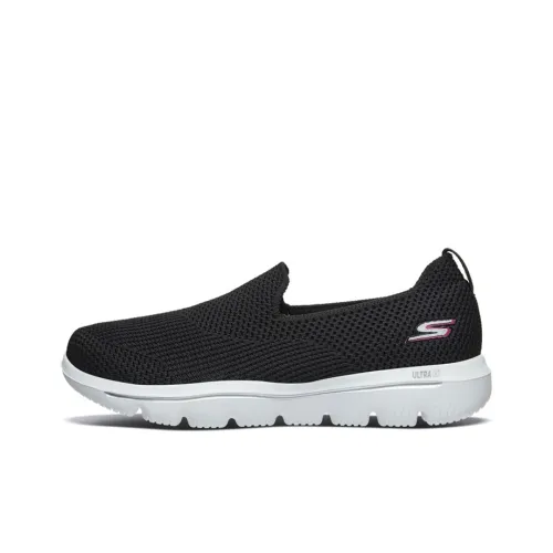 Skechers Go Walk Evolution Ultra Casual Shoes Women's Low-Top Black/White