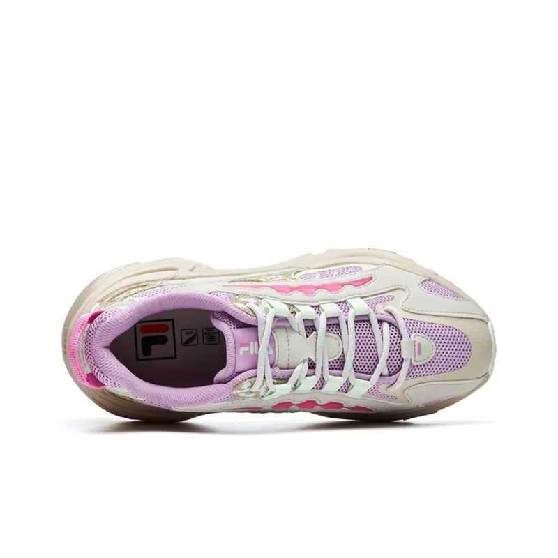 FILA PANTERA Cushioning, Slip Resistant, And Abrasion Resistant Low Top Casual Shoes Women's White Magnolia-4