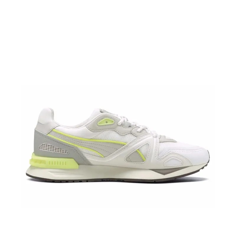 PUMA Mirage Mox White Running Shoes Grey 'White Light Gray'-1