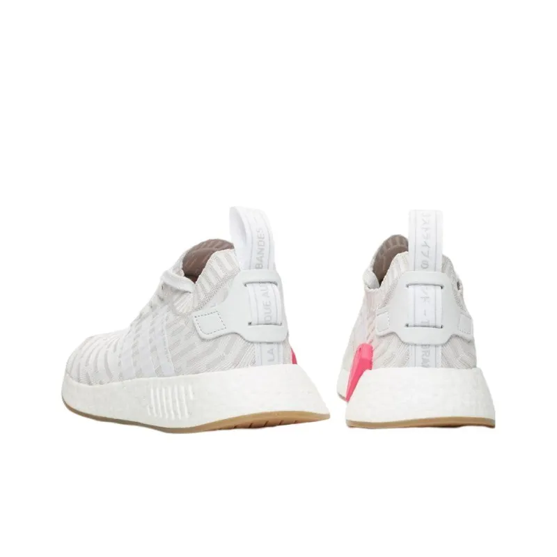 Adidas Nmd R2 Running White Shock Pink Women's-3