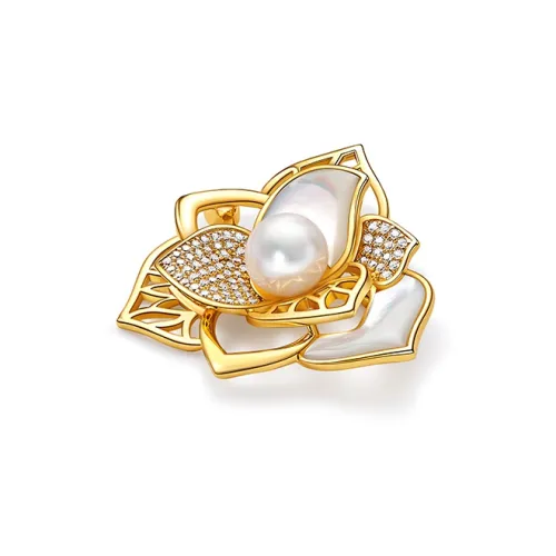 SEAZA S925 Silver Brooches Women's