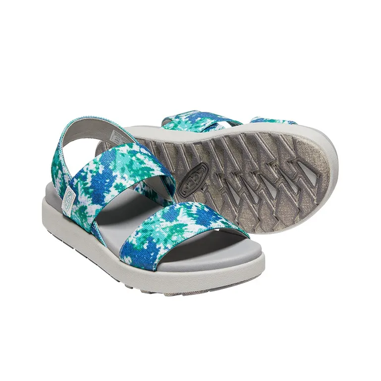 KEEN Elle Backstrap Beach Sandals Women's Tie Dye Turquoise-3