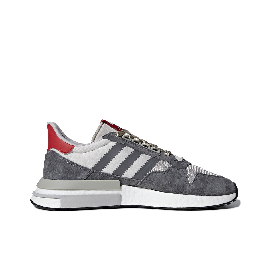 Adidas Originals Zx 500 Rm Grey Four Scarlet POIZON