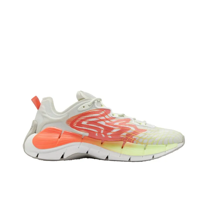 Reebok Zig Kinetica 2 Casual Shoes Men Low-Top White/Orange/Yellow-1