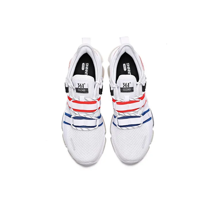 361° Casual Shoes Men Low Top White/Red-1