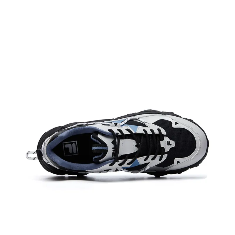 FILA Fluid Low Tops Black Gray Blue-4