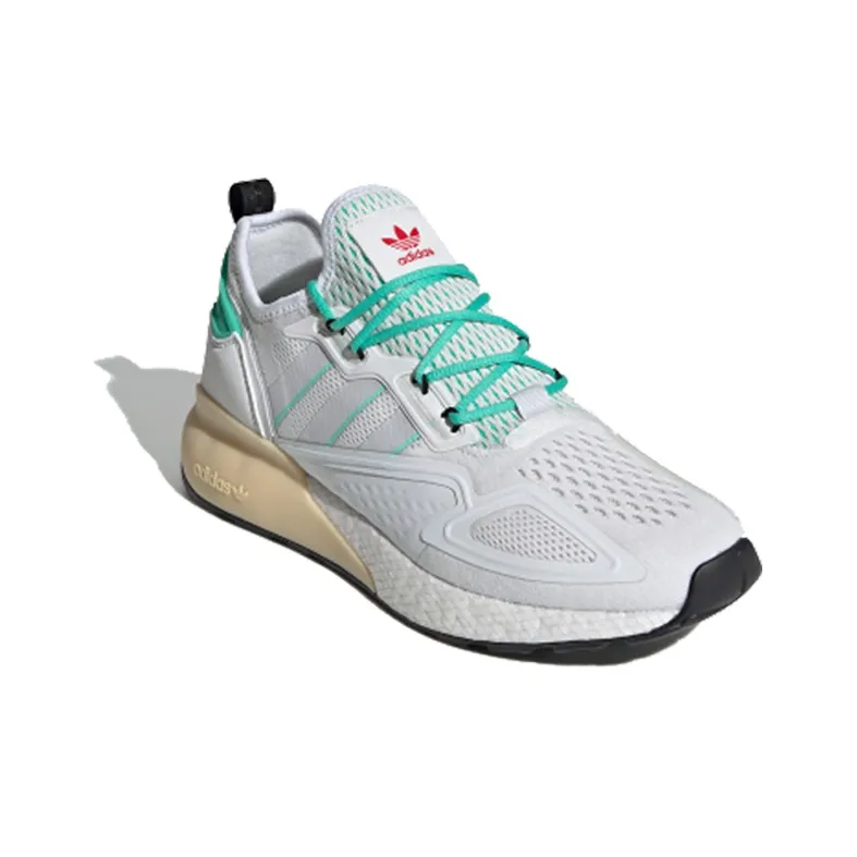 Adidas Zx 2K Boost 'Grey Hi Res Green'-2