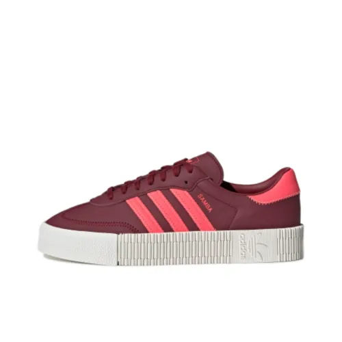 Adidas Originals Sambarose W 'Dark Red White' Women's